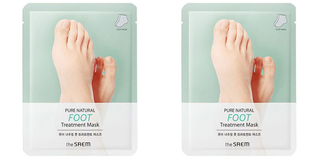 Маска для ног The Saem PURE NATURAL Foot Treatment Mask (8грх2), 2уп