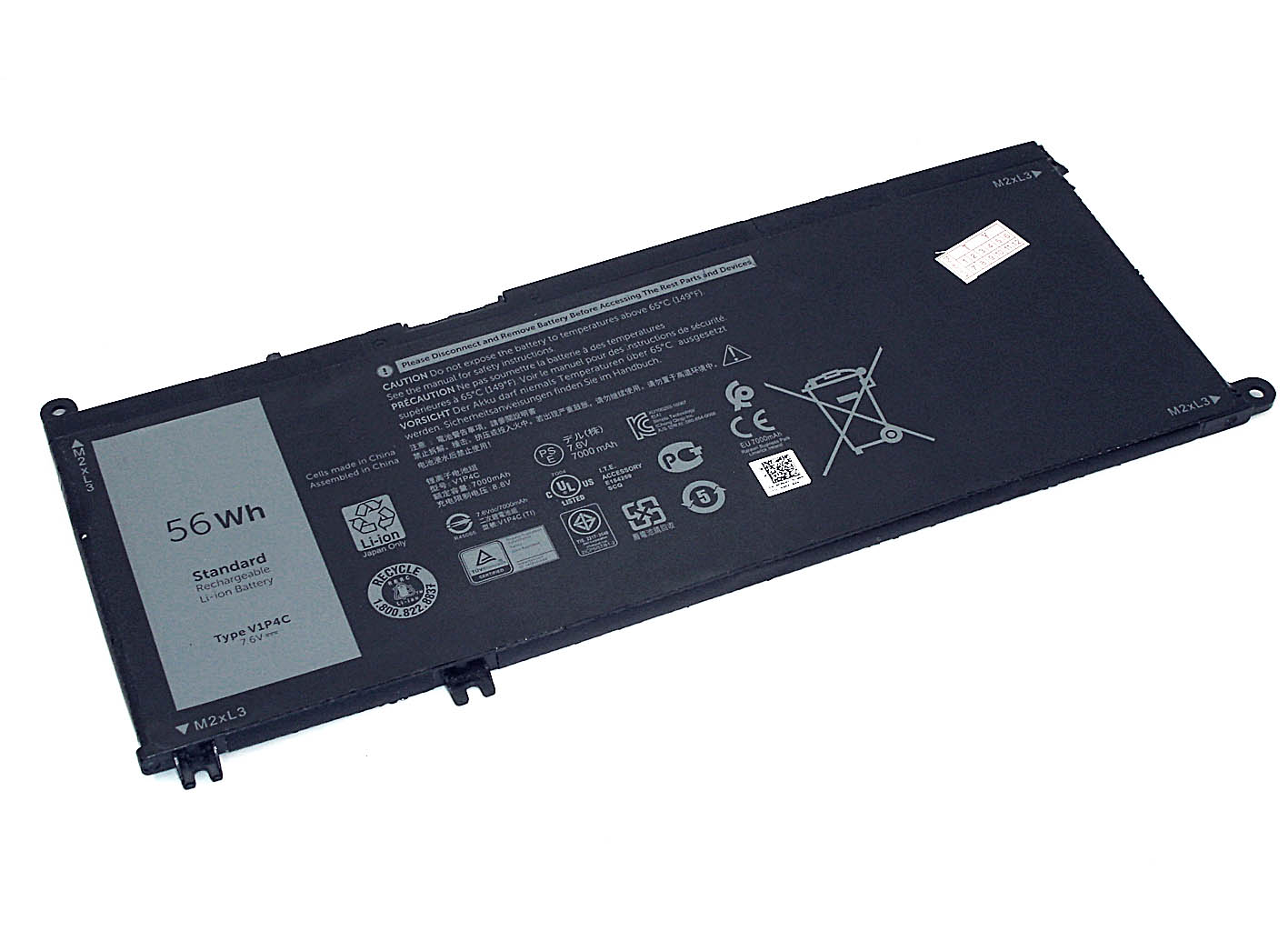 Аккумуляторная батарея для ноутбука Dell Chromebook 13 3380 (FMXMT) 7.6V 7300mAh