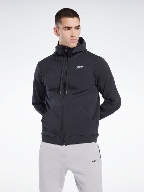 

Толстовка мужская Reebok 0000301161219 черная L, Черный, 0000301161219