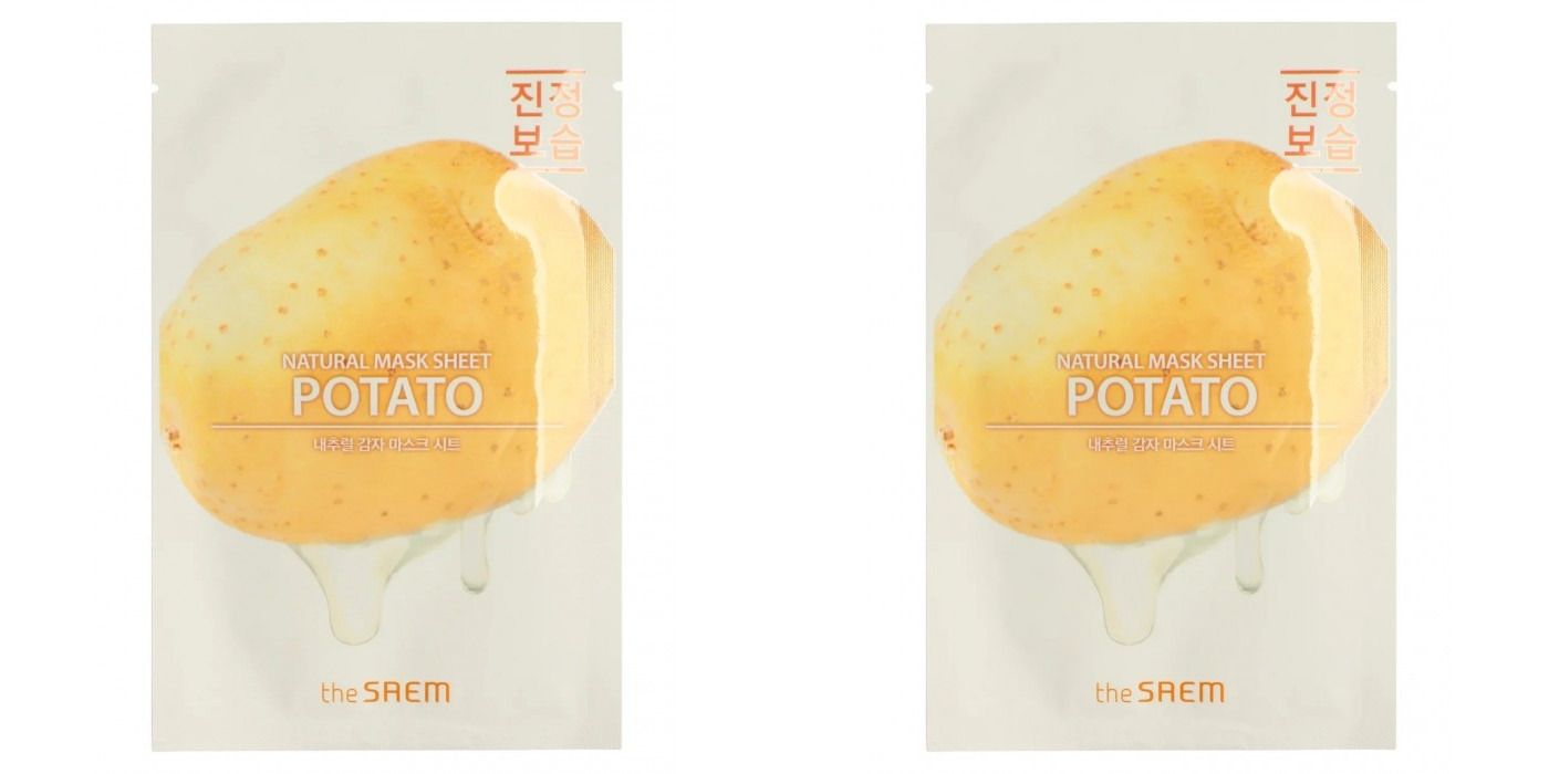 Маска на тканевой основе The Saem Natural Potato 21 мл 2 шт