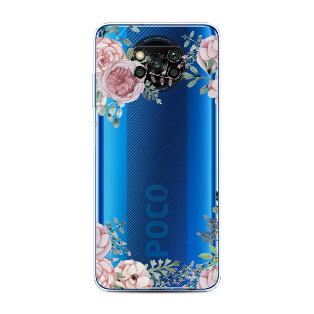 

Чехол Awog на Poco X3/X3 Pro "Нежные розы акварель", Разноцветный, 39250-8