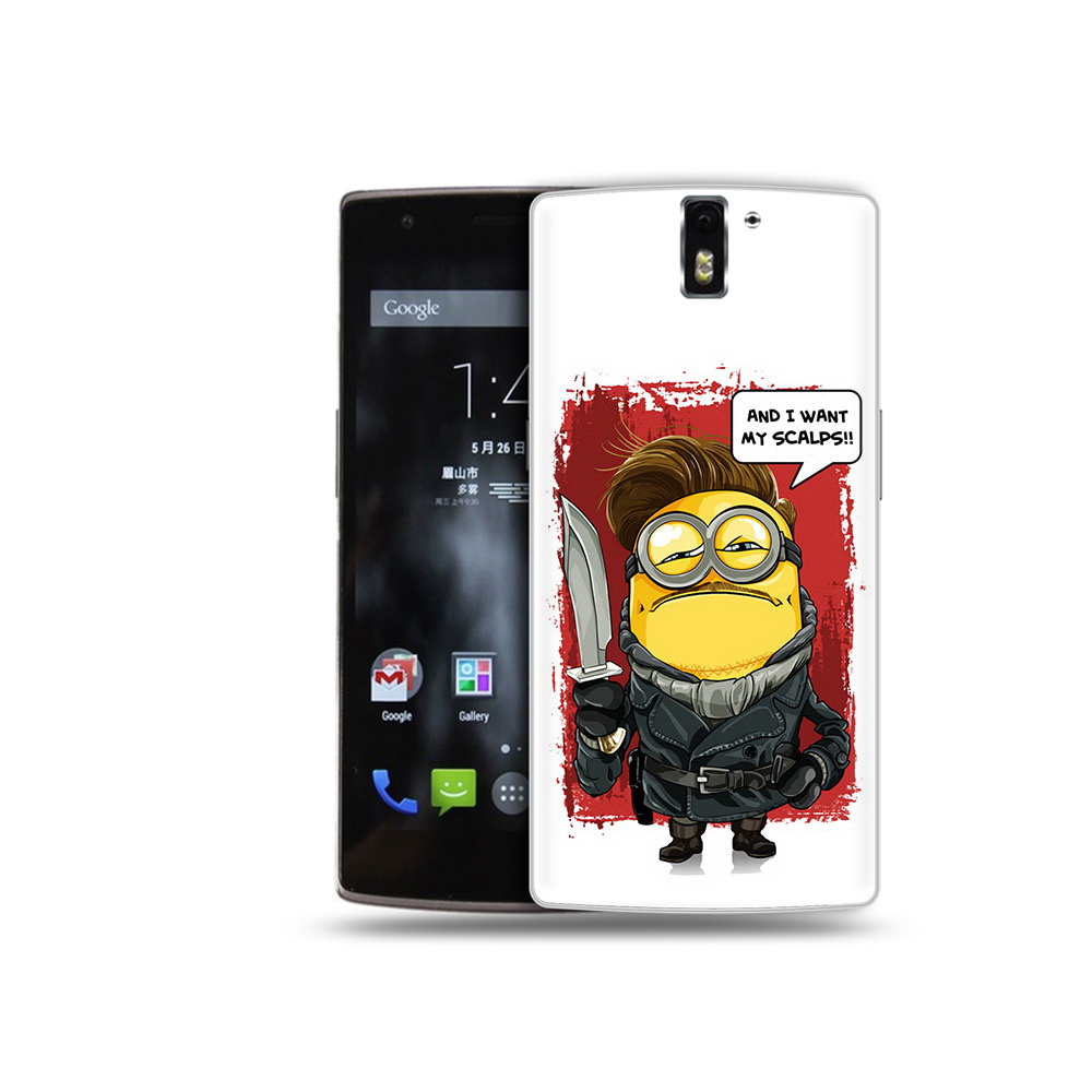 

Чехол MyPads Tocco для OnePlus One миньон убийца, Прозрачный, Tocco
