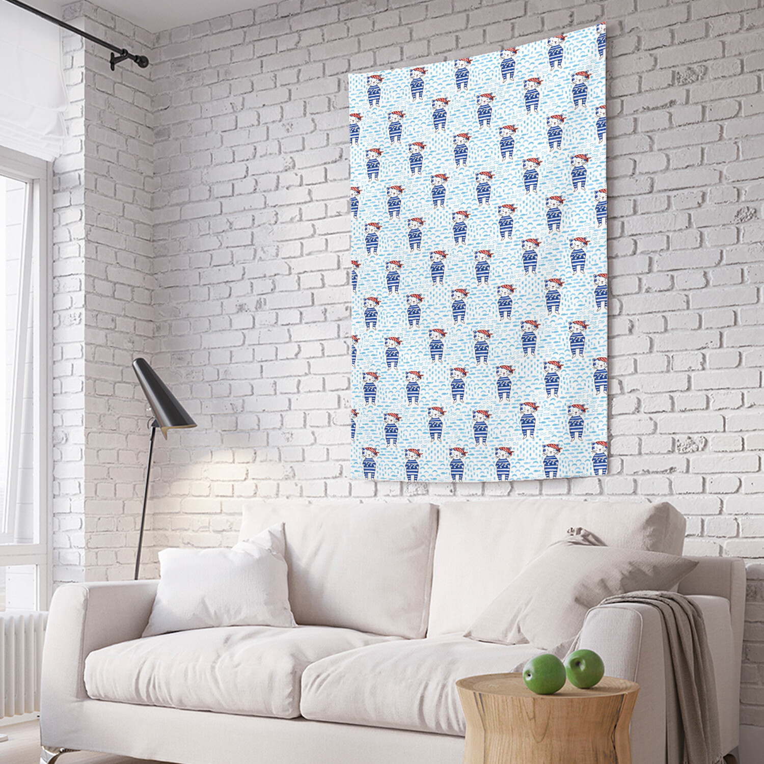 

Вертикальное фотопанно на стену JoyArty Кот в косынке 150x200 см, Кот в косынке