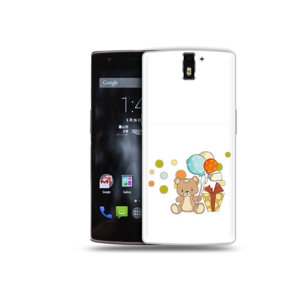 

Чехол MyPads Tocco для OnePlus One медвеженок с подарком, Прозрачный, Tocco