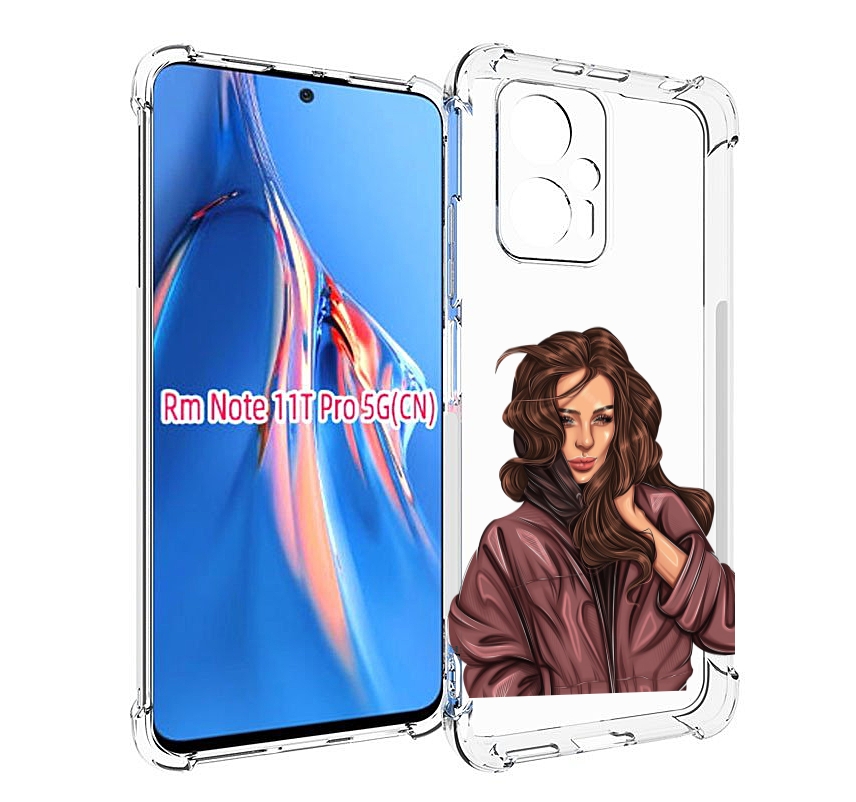 

Чехол MyPads Арт рисунок девушки для Xiaomi Redmi Note 11T Pro / 11T Pro Plus / Poco X4..., Прозрачный, Tocco