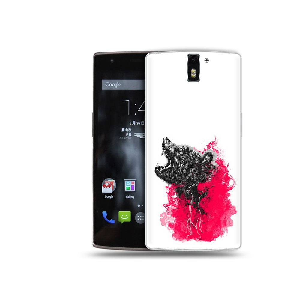 

Чехол MyPads Tocco для OnePlus One медведь в дымке, Прозрачный, Tocco