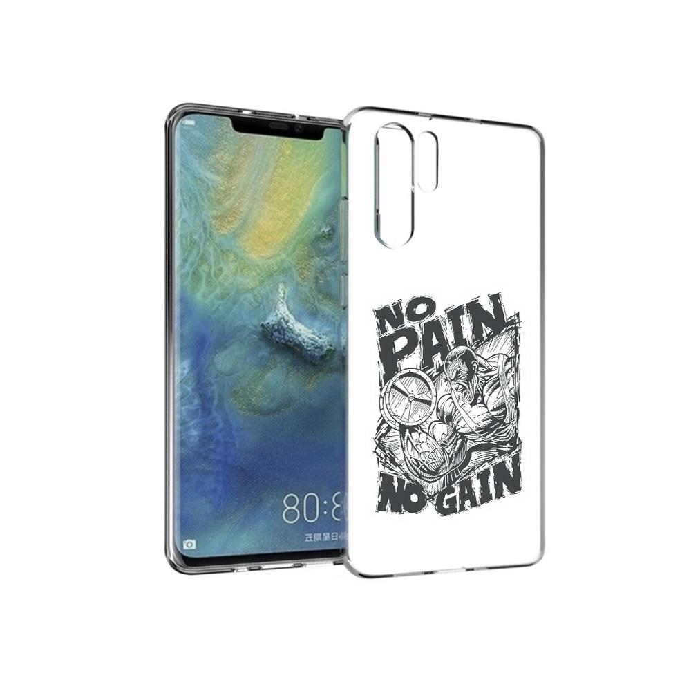 Чехол MyPads Tocco для Huawei P30 Pro бодибилдинг тяжелая работа