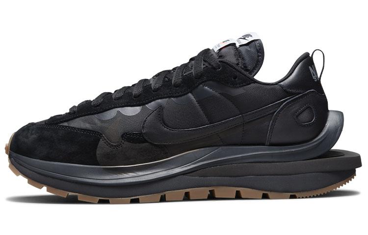 

Кроссовки унисекс Nike Sacai x Nike VaporWaffle black and gum черные 36.5 EU, Черный, Sacai x Nike VaporWaffle black and gum