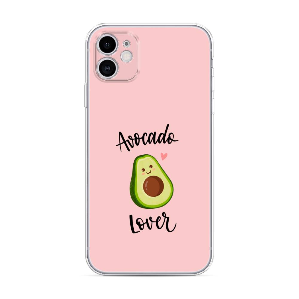 

Чехол для Apple iPhone 11 "Avocado lover", Розовый;зеленый, 12150-6