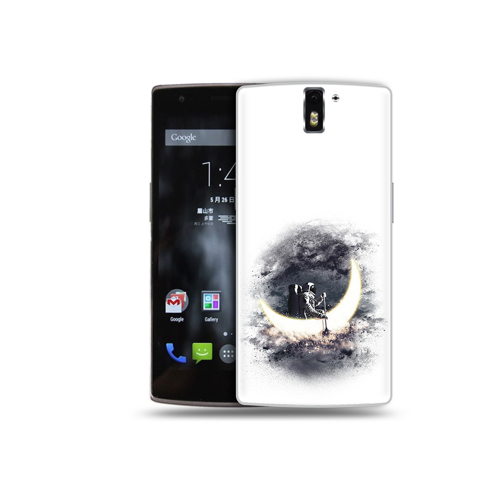 

Чехол MyPads Tocco для OnePlus One лунный путешественник, Прозрачный, Tocco
