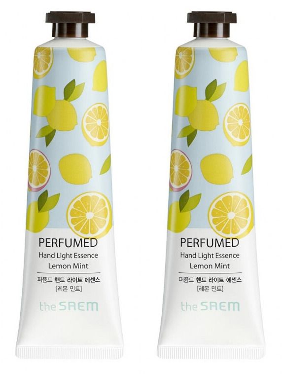 Крем-эссенция для рук THE SAEM Perfumed Hand Light Essence Lemon Mint 30 мл 2 шт