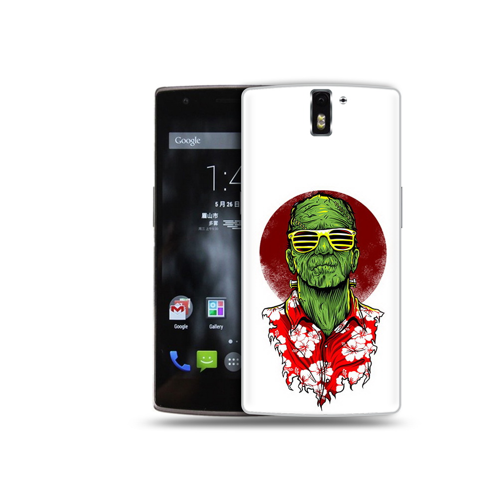 

Чехол MyPads Tocco для OnePlus One крутой зеленый мужчина в очках, Прозрачный, Tocco