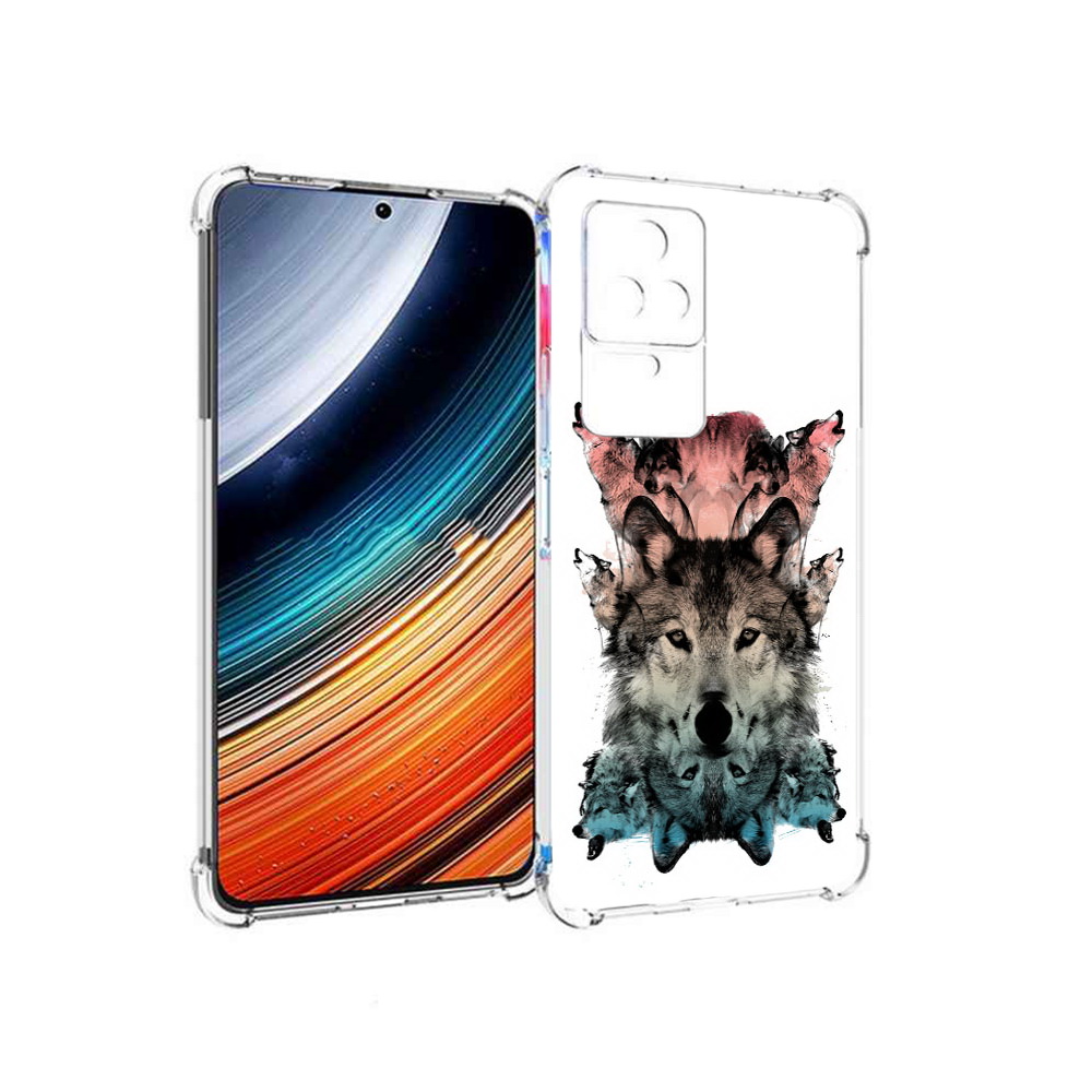 

Чехол MyPads стая для Xiaomi Redmi K40S/Poco F4, Прозрачный, Tocco