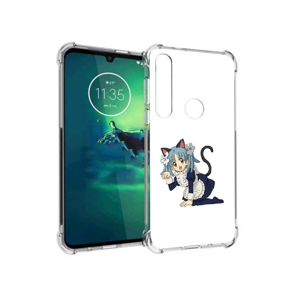 

Чехол MyPads Tocco для Motorola Moto G8 Plus аниме3 (PT227062.344.224), Прозрачный, Tocco