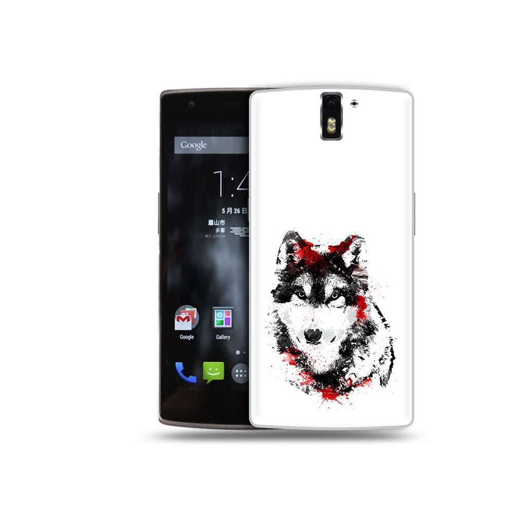 

Чехол MyPads Tocco для OnePlus One кровавый волк, Прозрачный, Tocco
