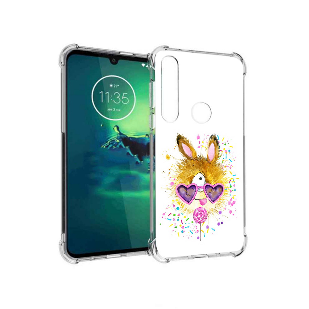 

Чехол MyPads Tocco для Motorola Moto G8 Plus Чупя (PT227062.344.201), Прозрачный, Tocco