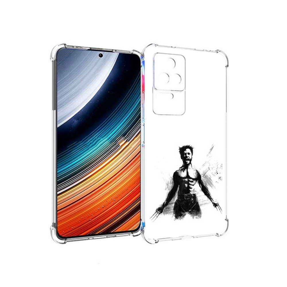 

Чехол MyPads росомаха для Xiaomi Redmi K40S/Poco F4, Прозрачный, Tocco