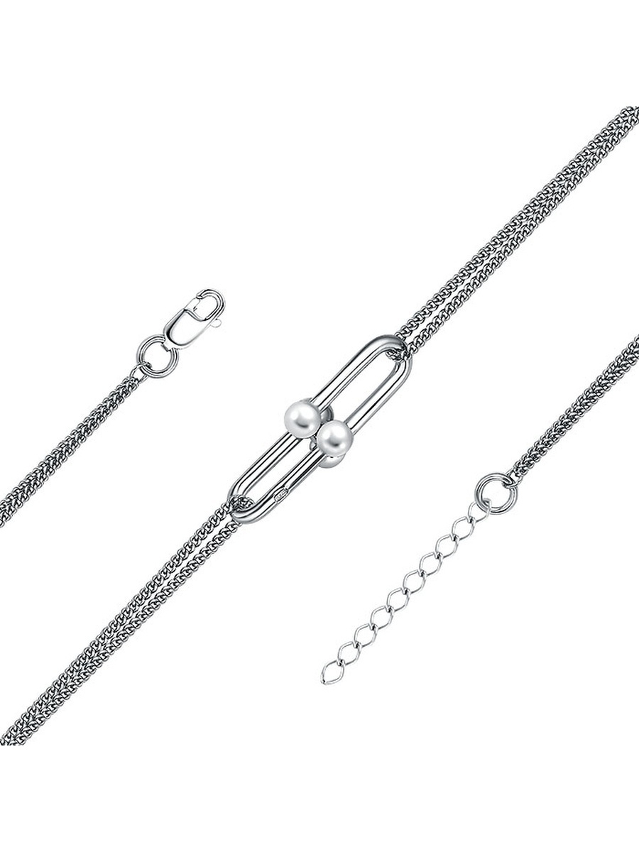 

Браслет из серебра р.  She Jewelry Б2107/Ag-600БР, Б2107/Ag-600БР