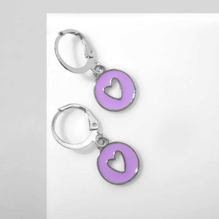 

Серьги из бижутерного сплава Queen fair 9669399, эмаль, 9669399