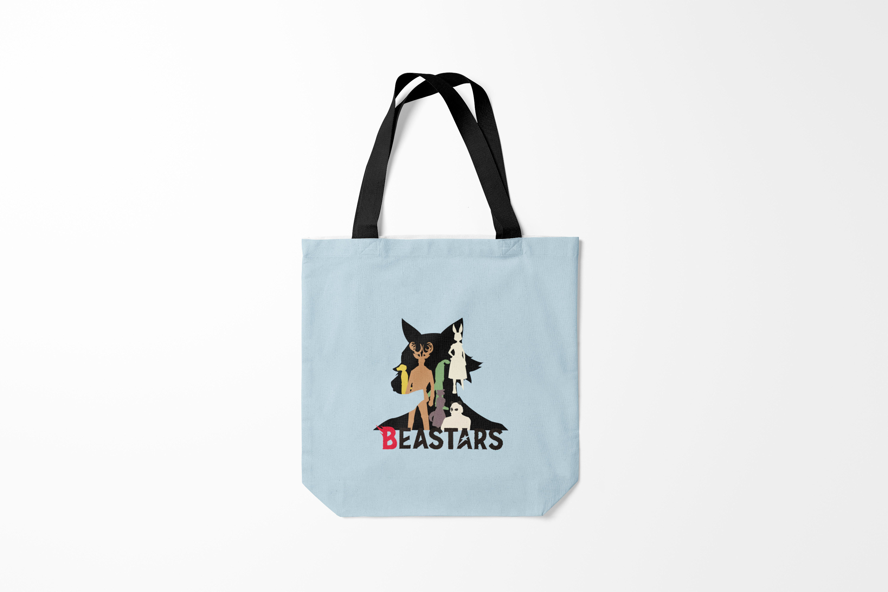 

Сумка шoппер унисекс Burnettie Beastars All, голубой, Beastars All