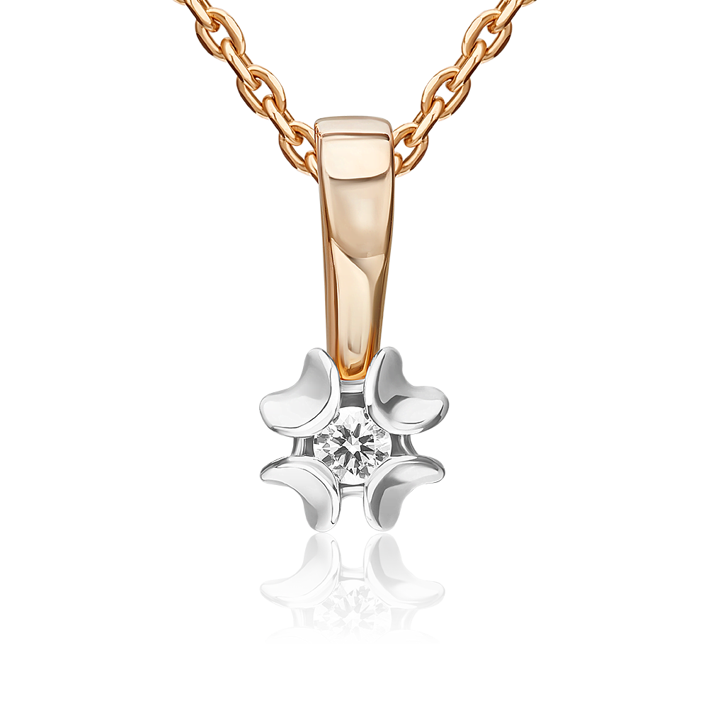 

Кулон из золота PLATINA jewelry 03-3525-00-101-1111, бриллиант, 03-3525-00-101-1111