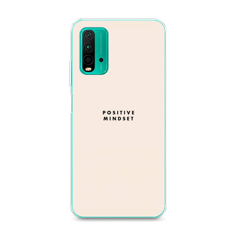 фото Силиконовый чехол "позитивное мышление" на xiaomi redmi 9t awog