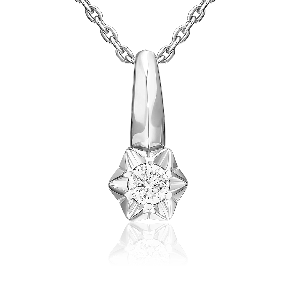 

Кулон из золота PLATINA jewelry 03-3524-00-101-1120, бриллиант, 03-3524-00-101-1120