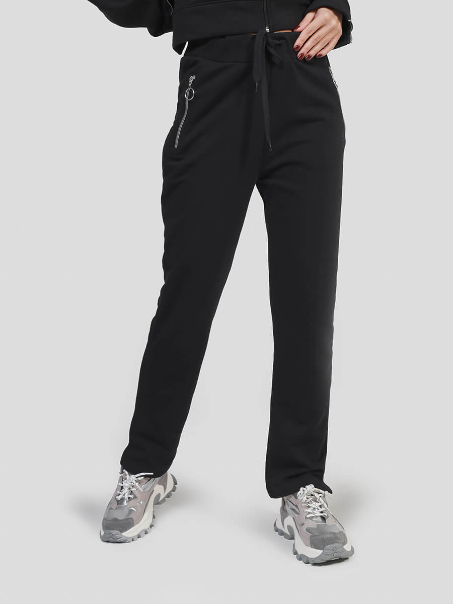 Спортивные брюки женские Vitacci SP7661-01 черные M