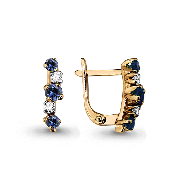 

Серьги из красного золота с бриллиантом Aquamarine Aquamarine 941639к_585_кз, 941639к_585_кз