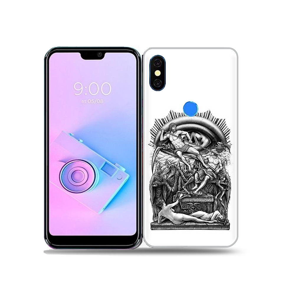 

Чехол MyPads Tocco для BQ 5731L оракул черно белый, Прозрачный, Tocco