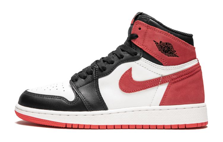 

Кеды унисекс Jordan Air Jordan 1 Retro High Track Red GS разноцветные 36.5 EU, Разноцветный, Air Jordan 1 Retro High Track Red GS