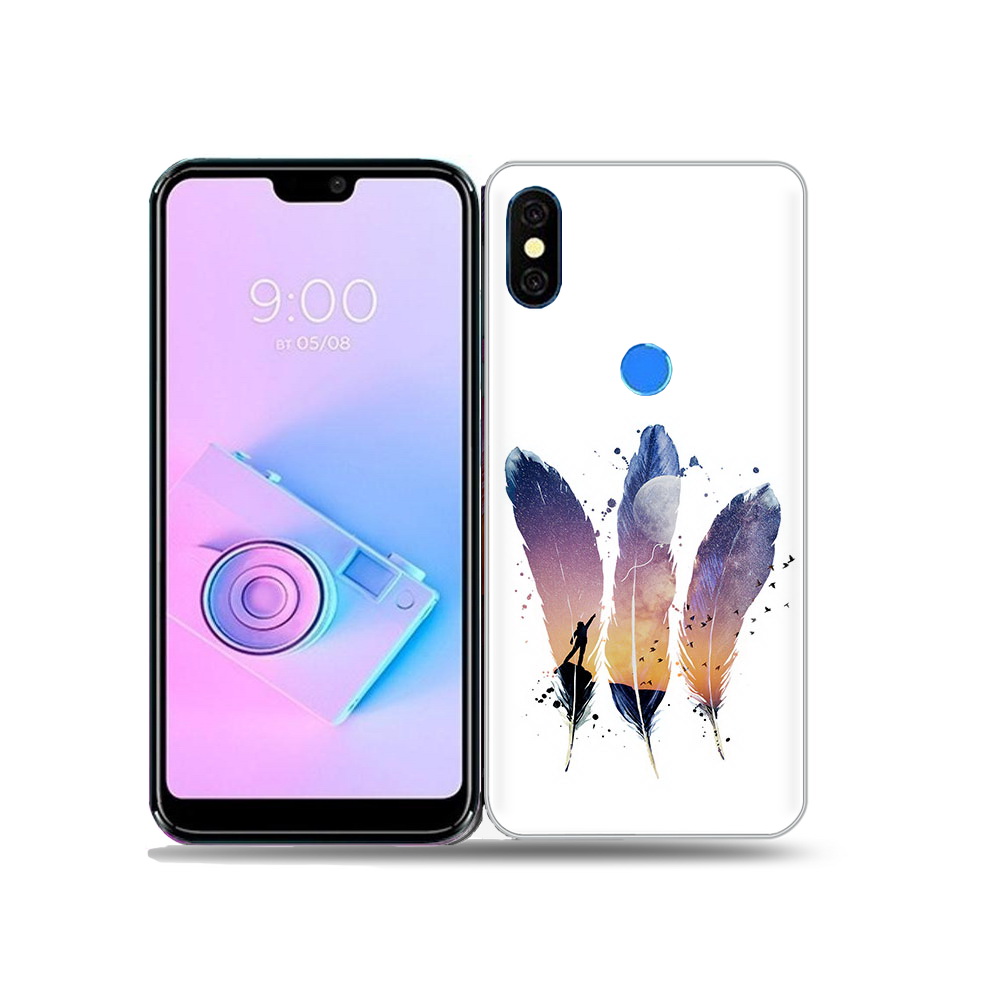 

Чехол MyPads Tocco для BQ 5731L небесные перья, Прозрачный, Tocco