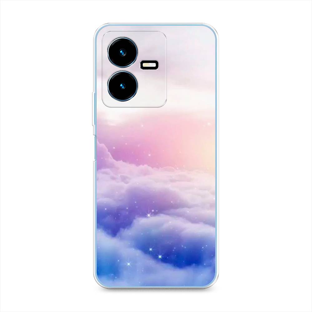 

Чехол для Vivo Y22 "Небеса", Голубой;белый;розовый, 267550-2