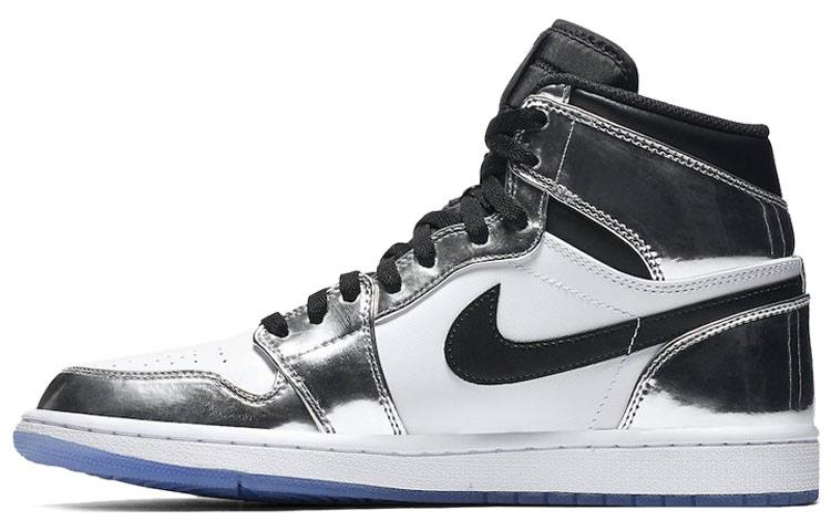 

Кеды унисекс Jordan Air Jordan 1 Retro High Think 16 (Pass The Torch) серебристые 41 EU, Серебристый, Air Jordan 1 Retro High Think 16 (Pass The Torch)