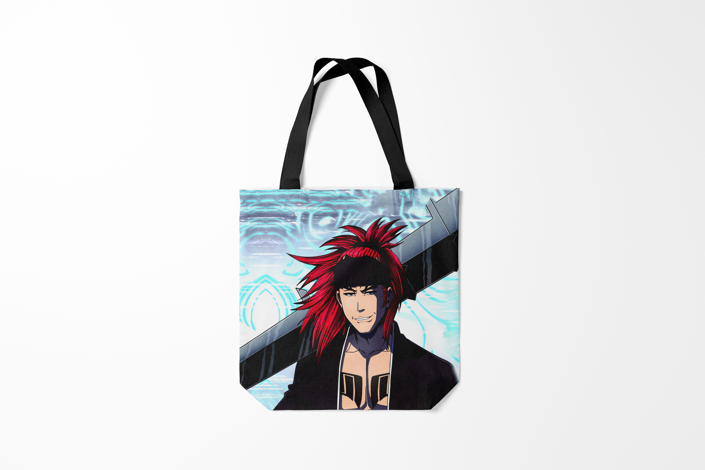 

Сумка шoппер унисекс Burnettie Bleach Рэндзи Абараи Блич, голубой, Bleach Рэндзи Абараи Блич