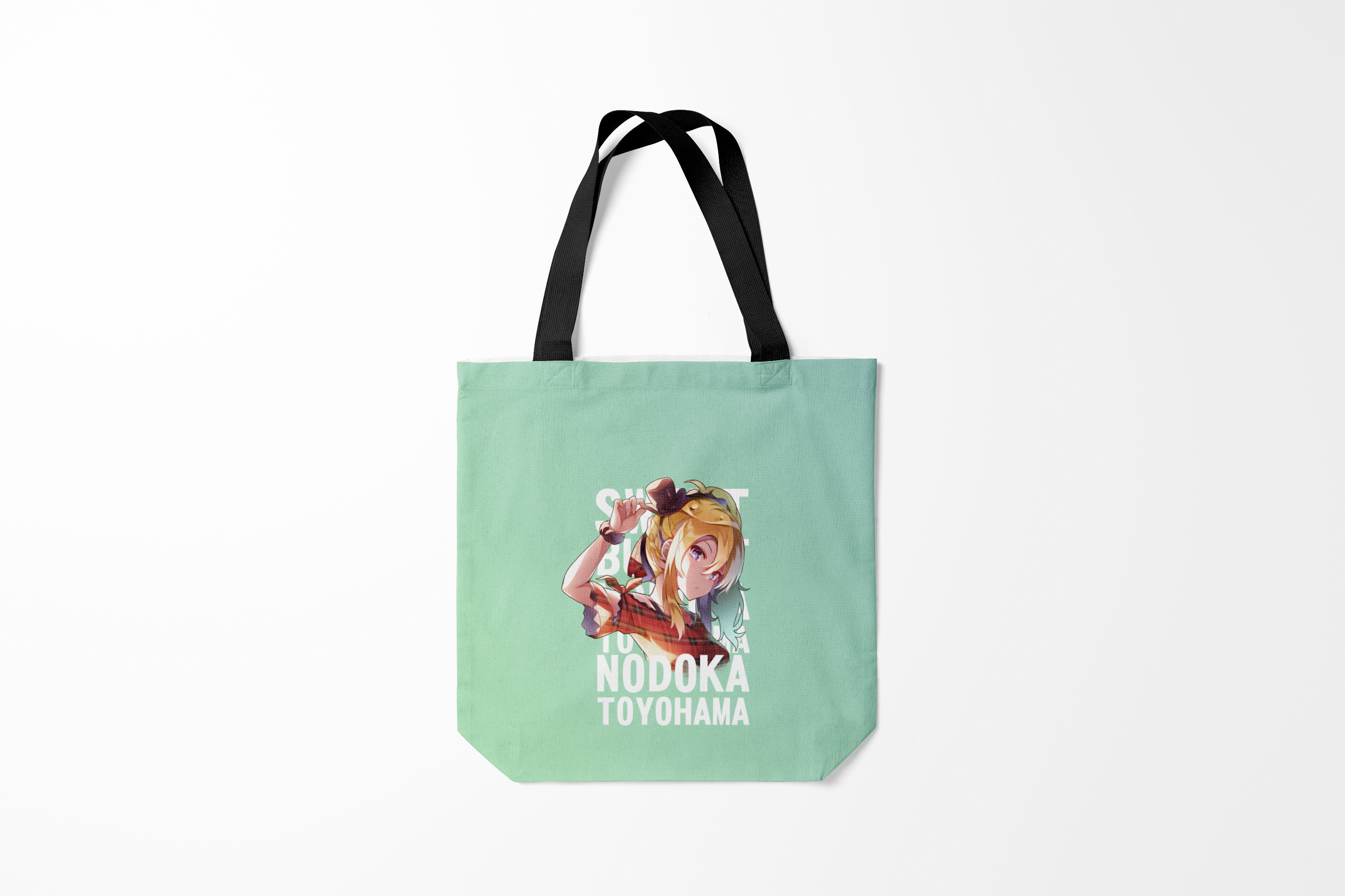 

Сумка шoппер унисекс Burnettie Bunny and Mai, зеленый, Bunny and Mai