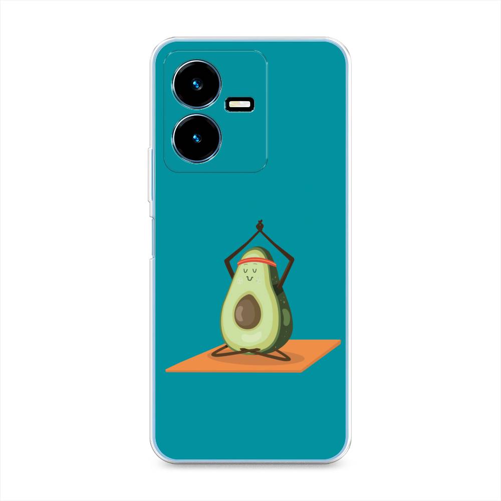 

Чехол для Vivo Y22 "Расслабься с авокадо", Голубой, 267550-6