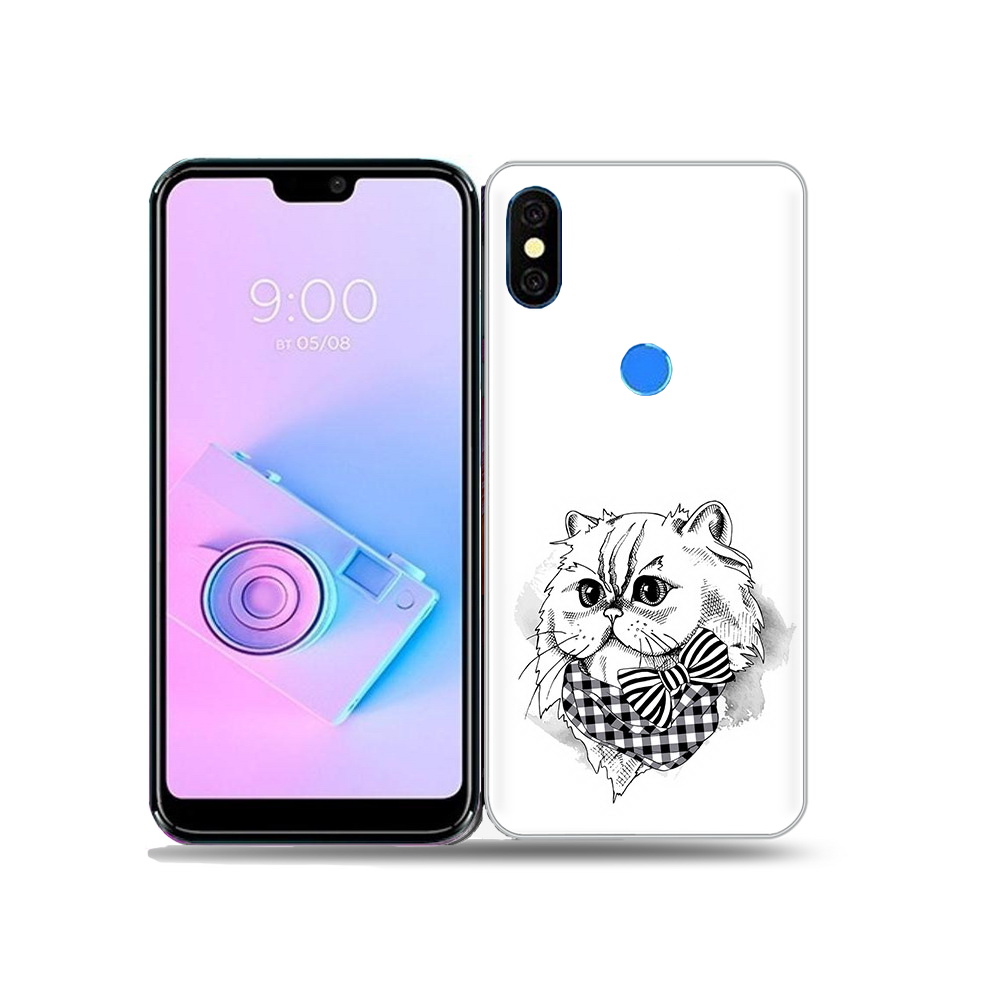 

Чехол MyPads Tocco для BQ 5731L нарисованная красивая кошечка, Прозрачный, Tocco