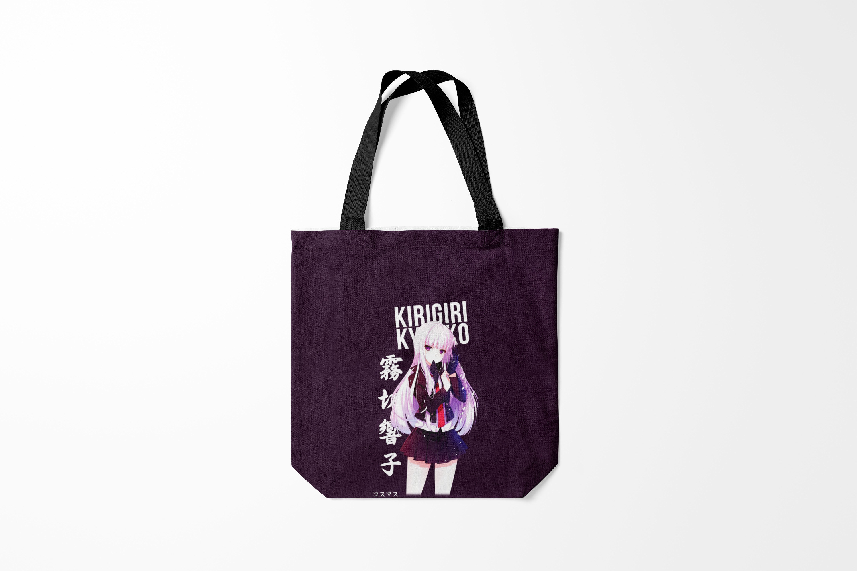 

Сумка шoппер унисекс Burnettie Danganronpa Kyoko Kirigiri Кеко Киригири, черный, Danganronpa Kyoko Kirigiri Кеко Киригири