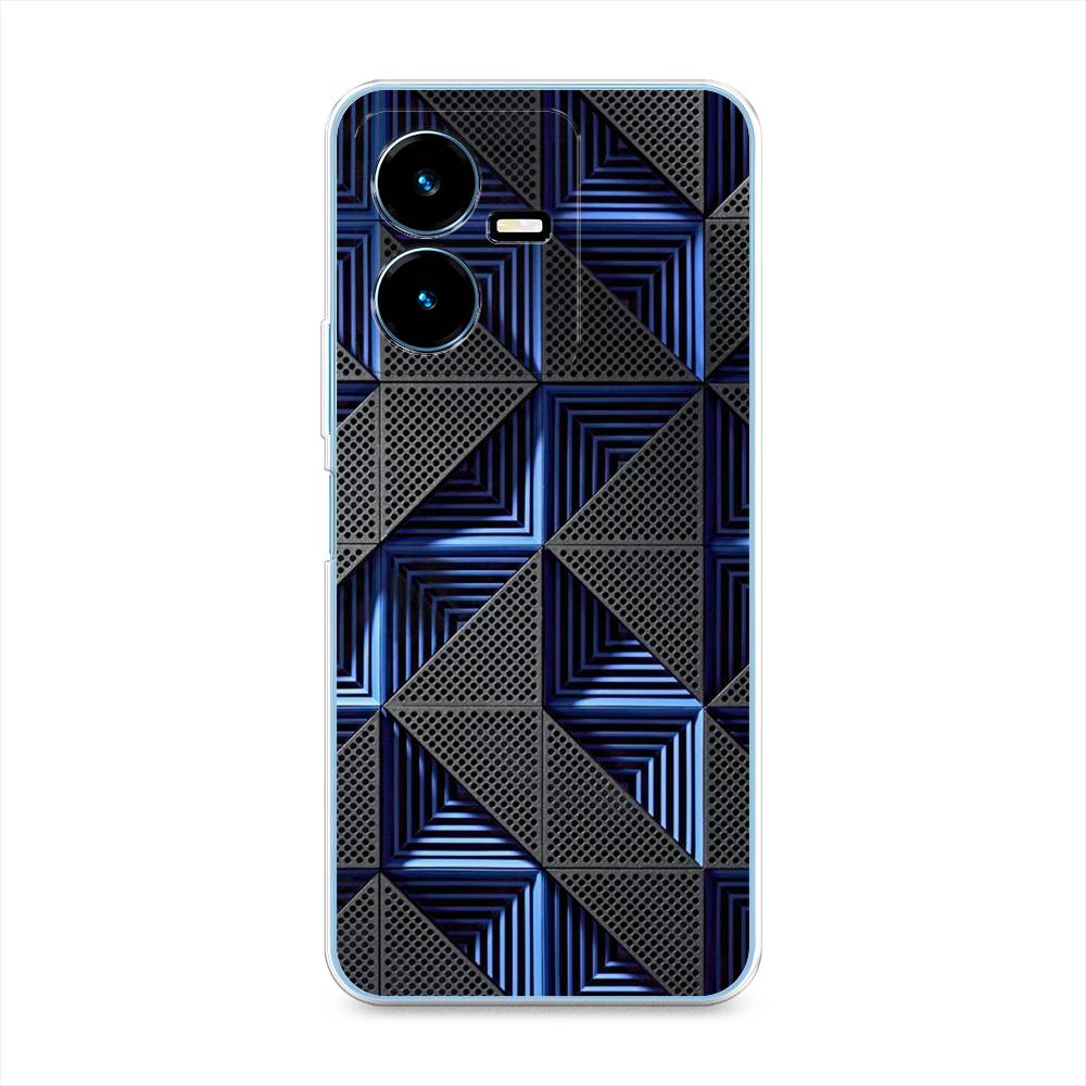 

Чехол для Vivo Y22 "IBM", Серый;синий, 267550-3
