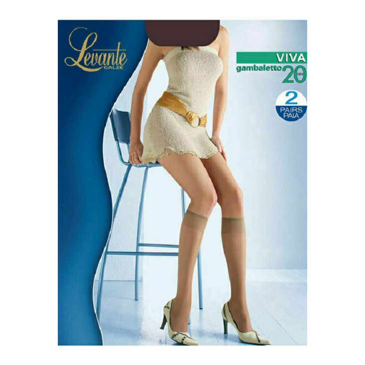 

Комплект гольфов женских Levante бежевых 23-25