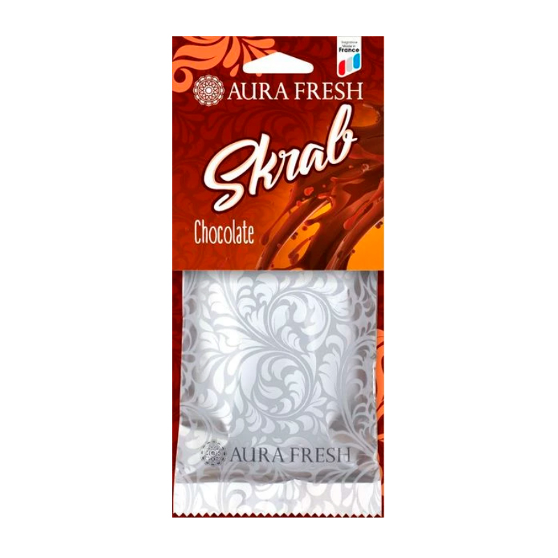 фото Ароматизатор под сиденье aura fresh skrab chocolate/шоколад aur-sb-0004