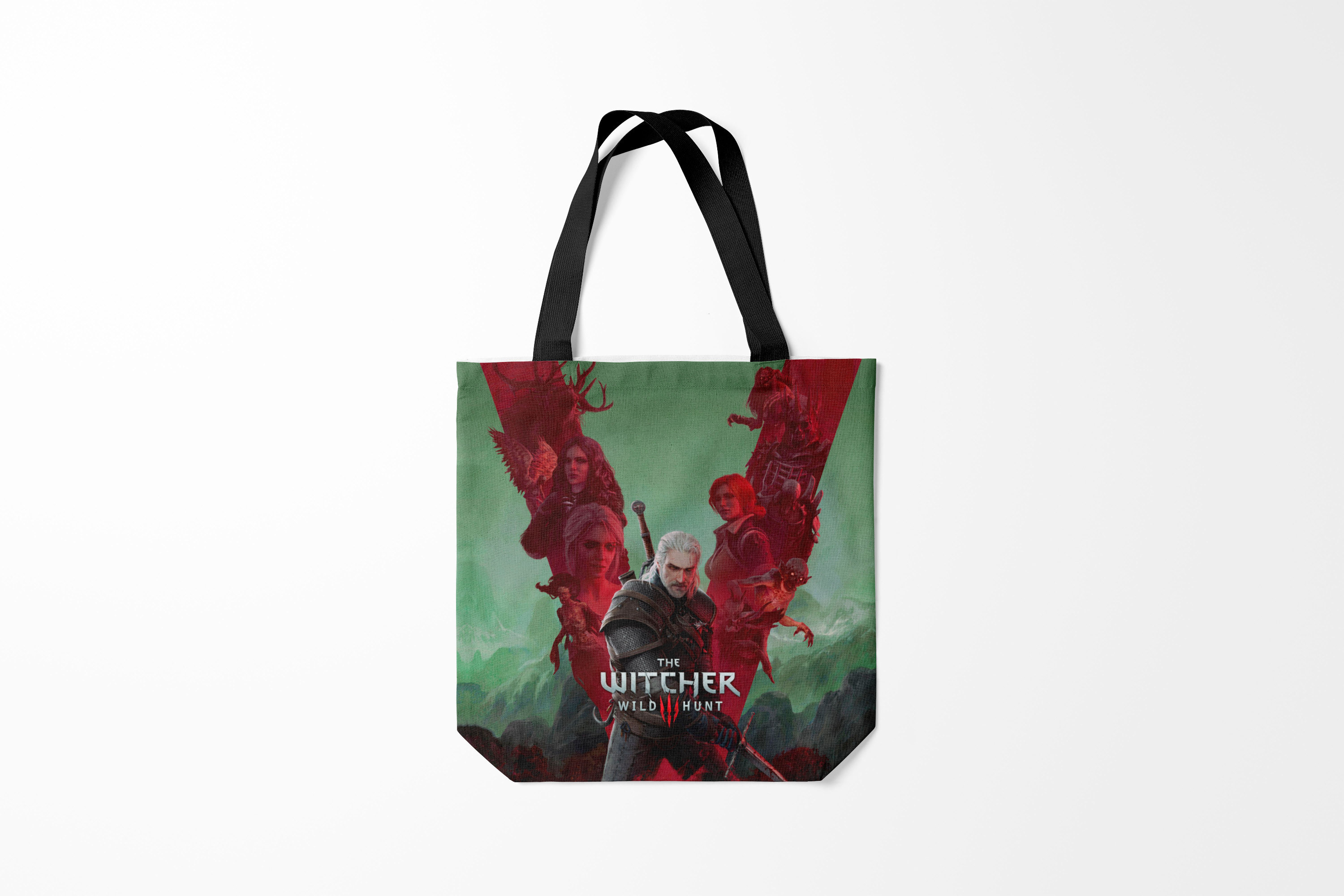 

Сумка шoппер унисекс Burnettie The Witcher 5 летие, черный, The Witcher 5 летие