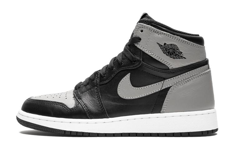 

Кеды унисекс Jordan Air Jordan 1 Retro High Shadow 2018 GS черные 38.5 EU, Черный, Air Jordan 1 Retro High Shadow 2018 GS