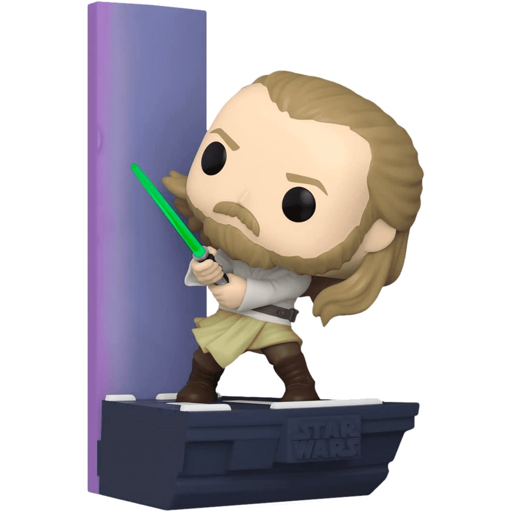 Фигурка Funko POP! Deluxe Bobble Star Wars Duel of The Fates Qui-Gon Jinn (Exc) 63196