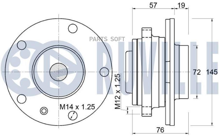 

Ступица Колеса Bmw F10 <16/F07/F11/F12/F13/F06/F01/F02/F03/F04/F25 08-18