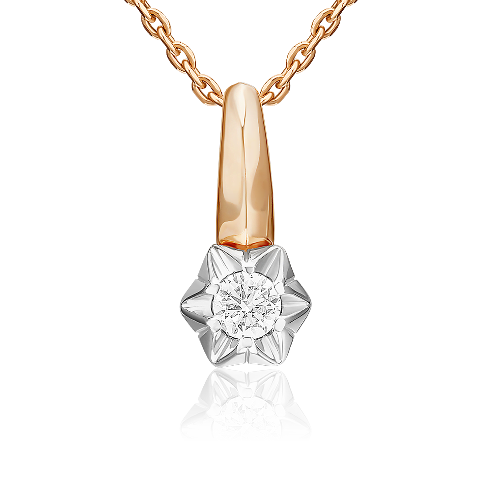 

Кулон из золота PLATINA jewelry 03-3524-00-101-1111, бриллиант, 03-3524-00-101-1111
