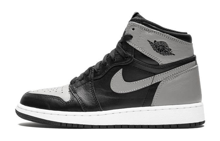 

Кеды унисекс Jordan Air Jordan 1 Retro High Shadow 2018 GS черные 37.5 EU, Черный, Air Jordan 1 Retro High Shadow 2018 GS