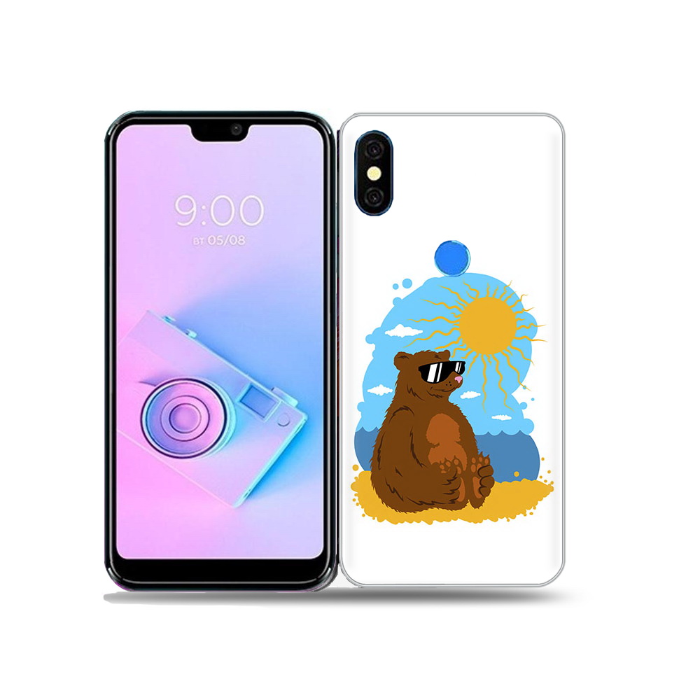 

Чехол MyPads Tocco для BQ 5731L медведь на чиле, Прозрачный, Tocco
