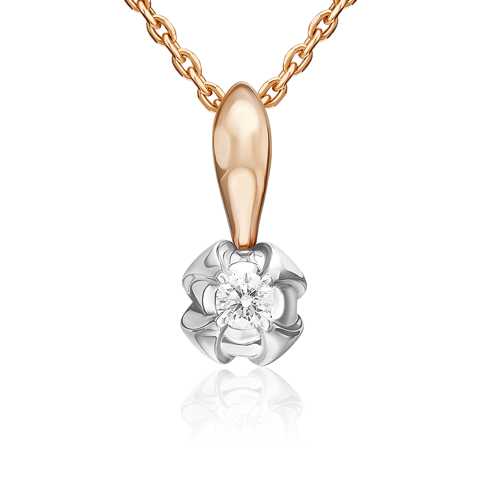 

Кулон из золота PLATINA jewelry 03-3521-00-101-1111, бриллиант, 03-3521-00-101-1111